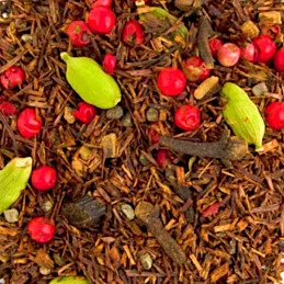 Comprar Rooibos Picante: Rooibos, cardamomo, canela, pimienta rosa, clavo, aroma natural y trozos de vainilla