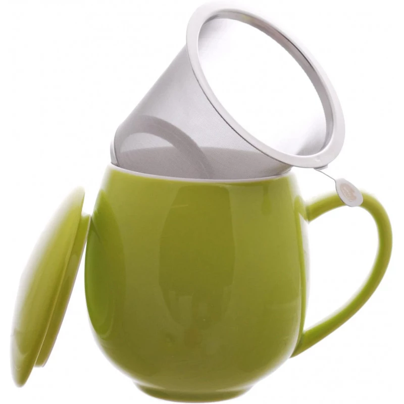 Taza Con Filtro Para Infusiones Versa Alfama Porcelana Gres (8 X 10 X 8 Cm)